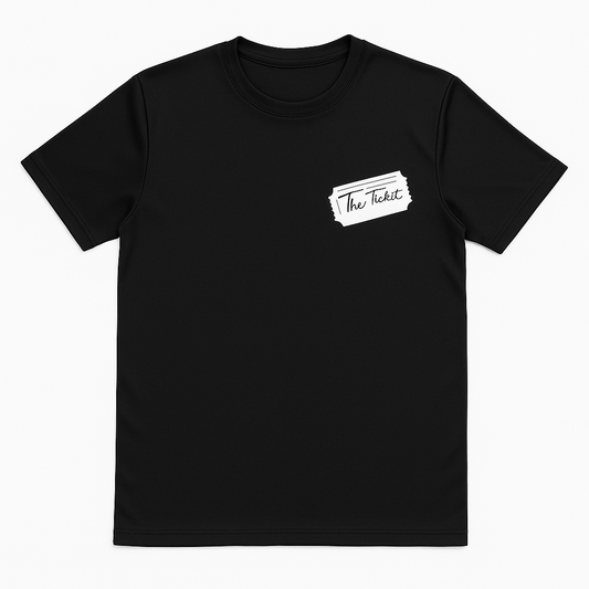 The Ticket - Classic Black Tee